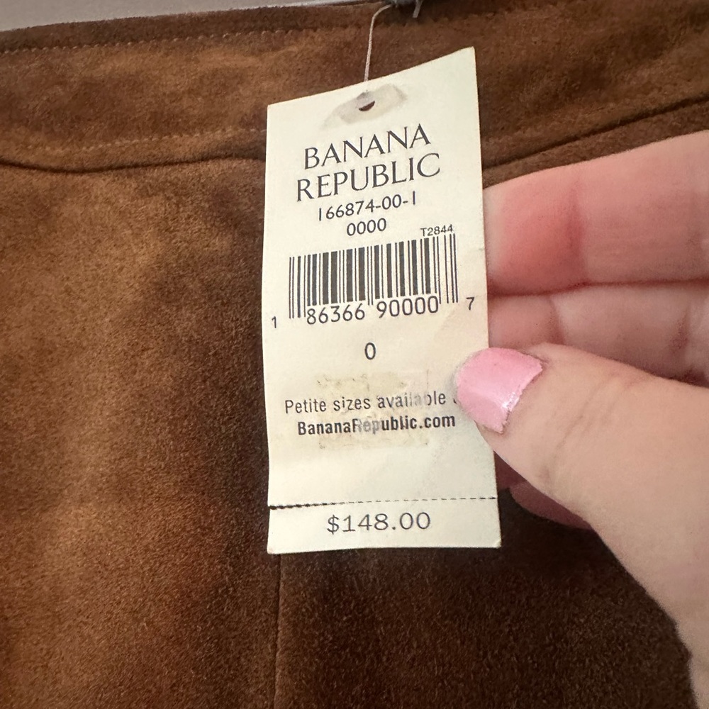 Banana Republic Suede Midi Skirt in Warm Brown - Picture 7 of 7